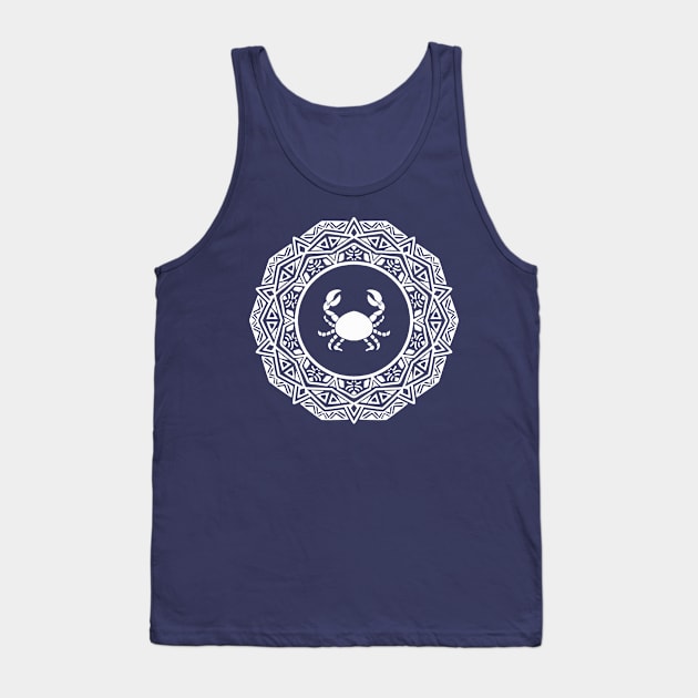 cancer zodiac design Tank Top by JustDoodle